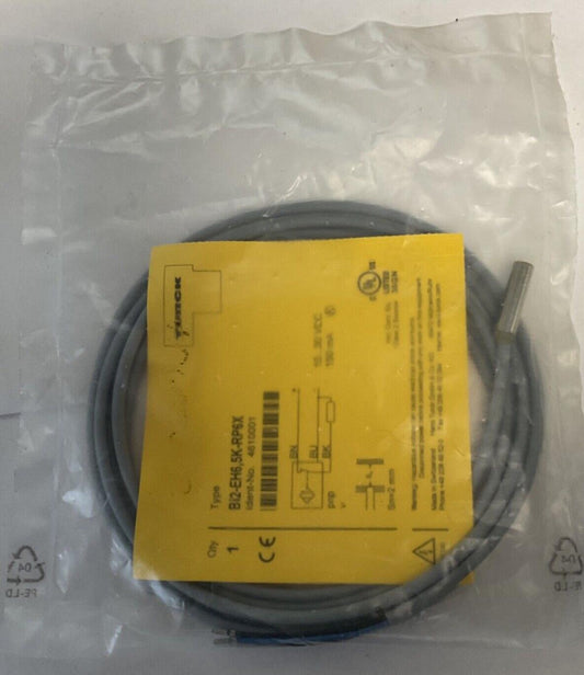 TURCK BI2-EH6,5K-RP6X INDUCTIVE SENSOR 10-30VDC 150MA 2MM