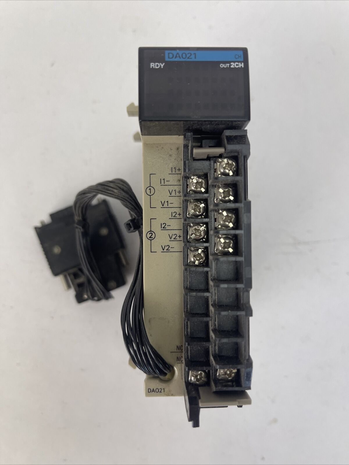 OMRON CQM1-DA021 D/A UNIT 0-20mA/-10 - +10V