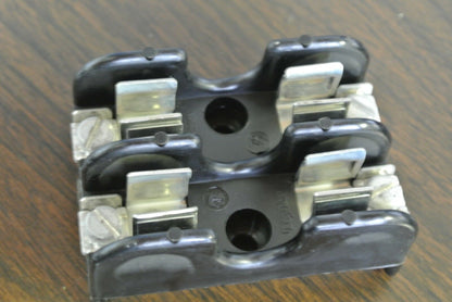 LOT of 5 / ALLEN-BRADLEY 1491-N122 FUSE BLOCK 30A, 250V, 2-POLE - NEW SURPLUS
