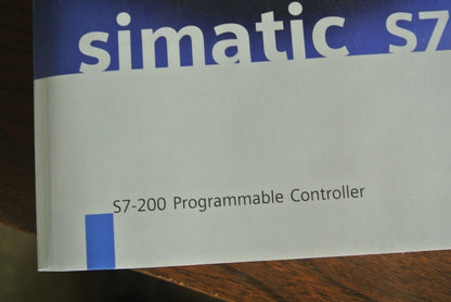 SIEMENS 6ES7298-8FA23-8BH0 SIMATIC S7-200 SYSTEM MANUAL EDITION 05/2003 NEW SUR