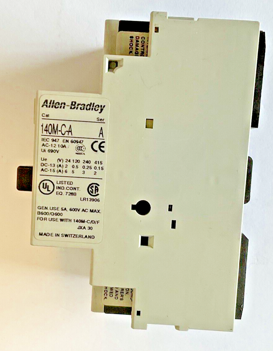 ALLEN BRADLEY 140M-C2E-B40 SER.B MOTOR PROTECTOR W/140-C-A AUX CONTACT SER.A