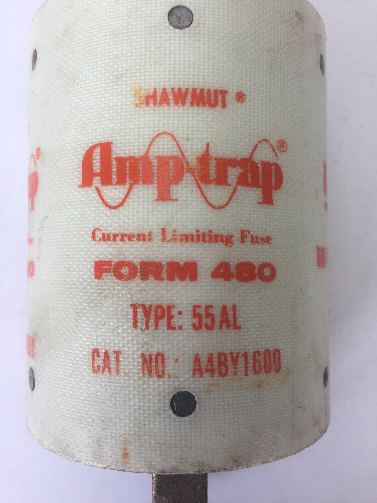 SHAWMUT A4BY1600 AMP-TRAP CURRENT LIMITING FUSE FORM 480 TYPE 55AL 600VAC K-DON