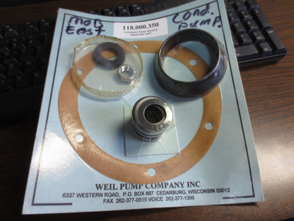 WEIL PUMP 118.000.350 REPAIR KIT, CONDENSATE PUMP, FPT/HYT SERIES VN-CM SEAL
