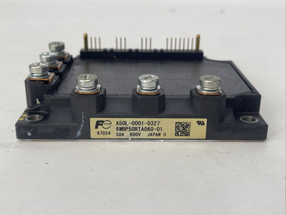 FUJI A50L-0001-0327 POWER BLOCK 50A 600V 6MBP50RTA060-01