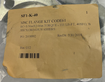 MSC SF1-K40 FLANGE KITE 111LB-FT 40SFO