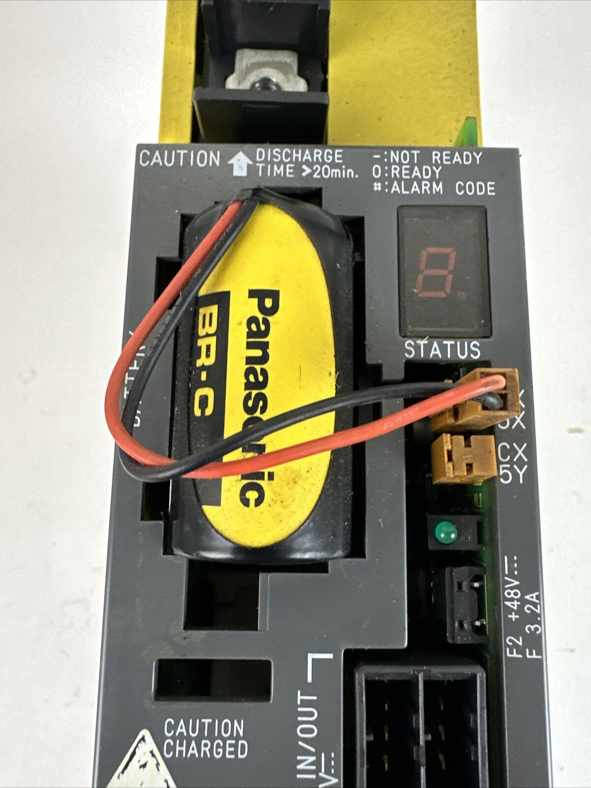 FANUC A06B-6096-H105 D SERVO AMPLIFIER OUTPUT 230VAC INPUT 283-325VDC