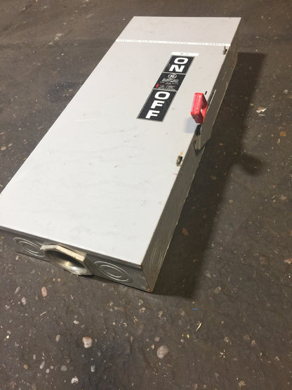 GE TH4324 SAFETY SWITCH 200A 240VAC 250VDC 60HP TYPE 1
