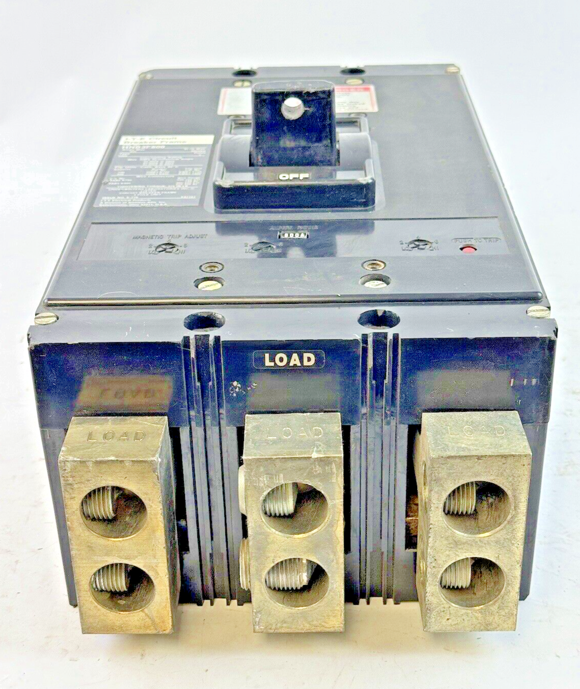 ITE - HNB3F800 - MAGNETIC CIRCUIT BREAKER W/ 800 A TRIP - 800 AMP/3 POLE/600 VAC