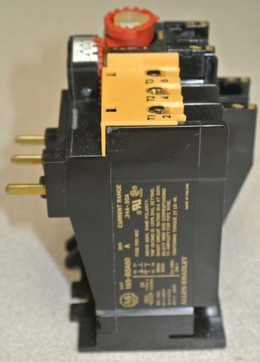 ALLEN-BRADLEY 193-BSA50 BI-METALLIC OVERLOAD RELAY 0.34A-0.50A / NEW SURPLUS