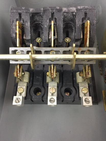 WESTINGHOUSE HUN363 HEAVY DUTY SAFETY SWITCH 100 AMP 600 VAC