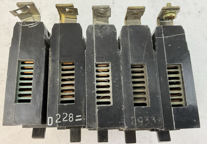 GE TEY120 20AMP 277VAC 125VDC 1POLE CIRCUIT BREAKER (LOT OF 5)