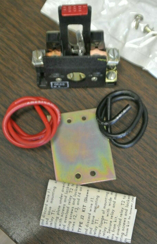 SQUARE D 9999 J1 / 3rd OVERLOAD RELAY for 8536 TYPES B & C / RESET / NEW SURPLUS
