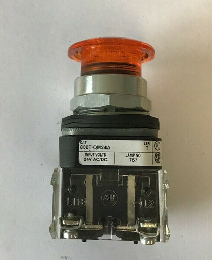ALLEN BRADLEY 800T-QM24A SER T PUSH BUTTON  24VAC/VDC