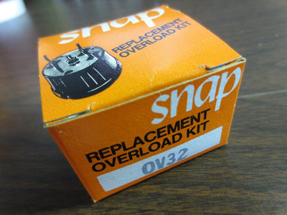 SNAP OV32 REPLACEMENT OVERLOAD KIT 1/12 to 1/2HP 115V 12.0 to 13.5A NEW SURPLUS