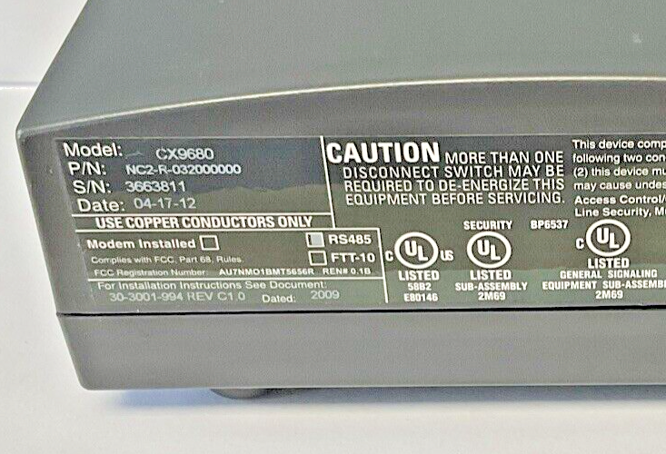 SCHNEIDER ELECTRIC NC2-R-032000000 NET CONTROLLER 24VDC 60W