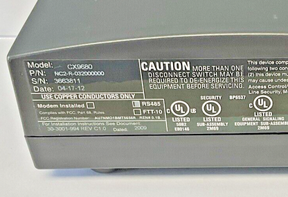 SCHNEIDER ELECTRIC NC2-R-032000000 NET CONTROLLER 24VDC 60W