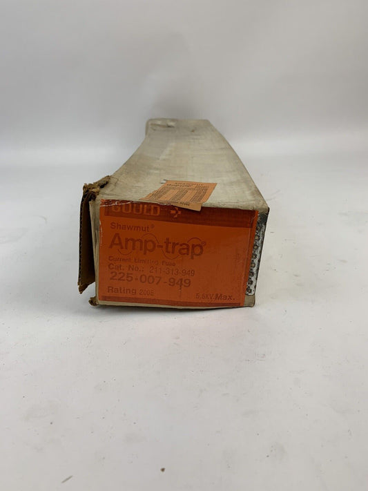 Gould Shawmut Amp-trap CL-14 225-007-949 Current Limiting 200E 5.5KV Fuse