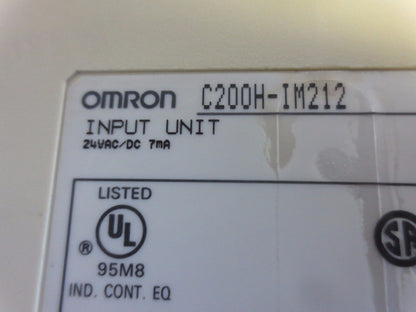 OMRON C200H-IM212 INPUT UNIT / INPUT MODULE 24VAC/DC, 7mA