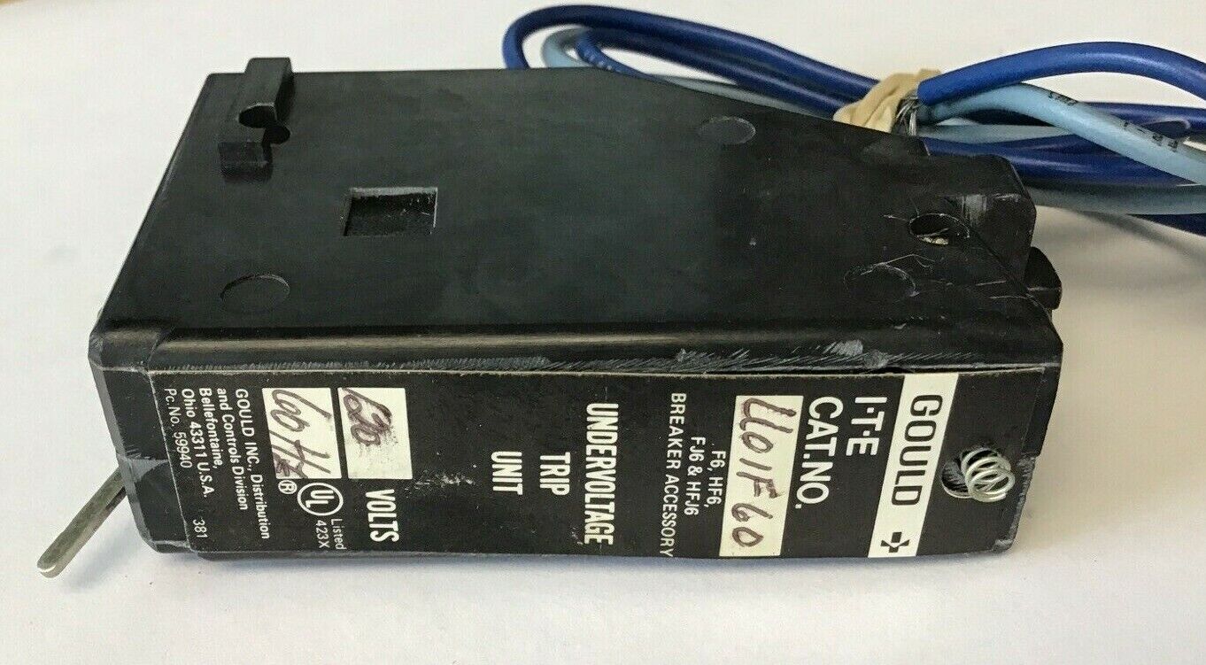 ITE LL01F60 UNDERVOLTAGE TRIP UNIT 120V 60HZ