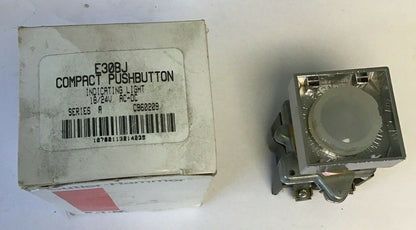 CUTLER HAMMER E30BJ COMPACT PUSHBUTTON IND. LIGHT 18/24VAC-DC