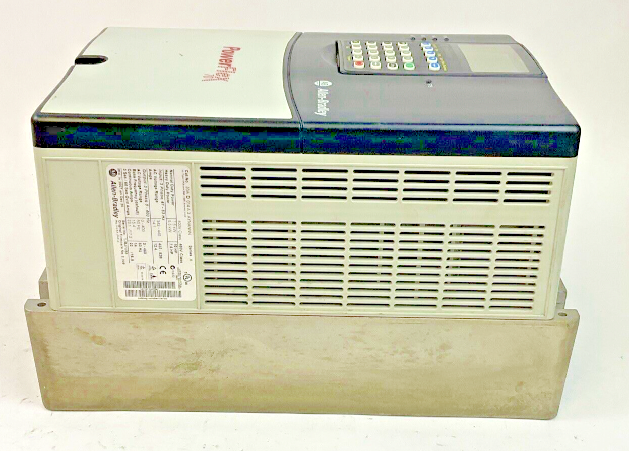 ALLEN BRADLEY 20AD014A3AYNANNN AC DRIVE SER.A 7.5KW 10HP FRM:2.009 POWERFLEX 70