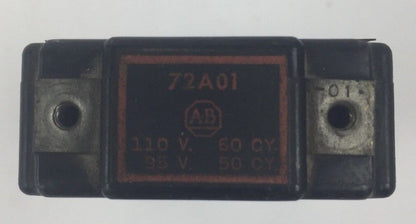 ALLEN BRADLEY 72A01 COIL 110V 60CY 95V 50CY