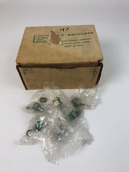 CUTLER HAMMER J-B-T MPC-223 SUB-MINIATURE TOGGLE SWITCHES (LOT OF 47)