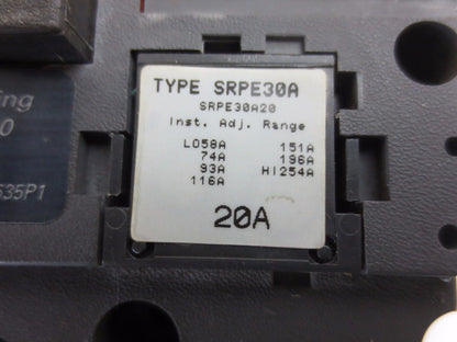 GE SPECTRA RMS SERIES SELA24AT0030 - CIRCUIT BREAKER - 600V - 30A  - 2P