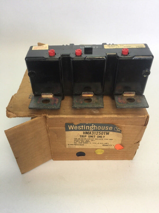 WESTINGHOUSE HMA31250TM TRIP UNIT ONLY FOR AB DEION CIRCUIT BREAKER 800AMPS
