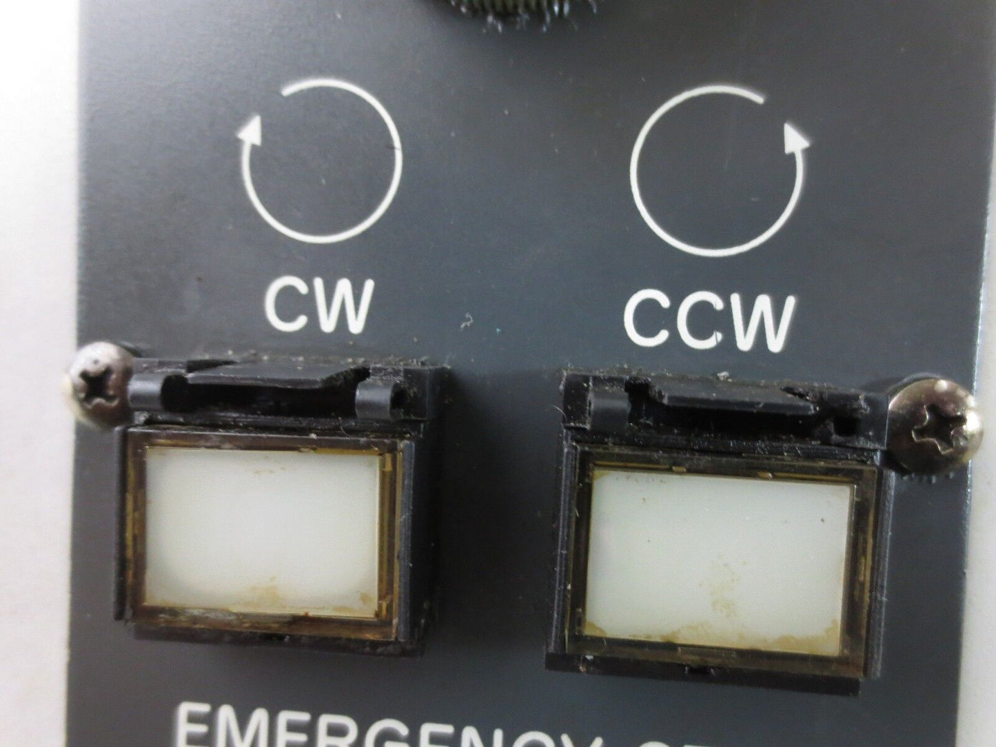 EMERGENCY STOP & TWO-WAY AUTO/MANUAL SWITCH - CLOCKWISE / CCW in ENCLOSURE