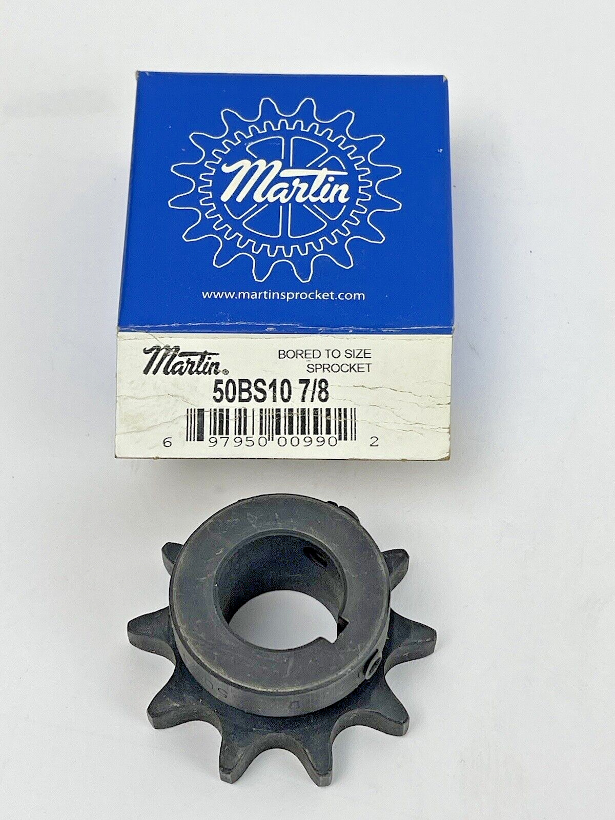 MARTIN SPROCKET AND GEAR - 50BS10 7/8 - DOUBLE SPLIT BORED SPROCKET