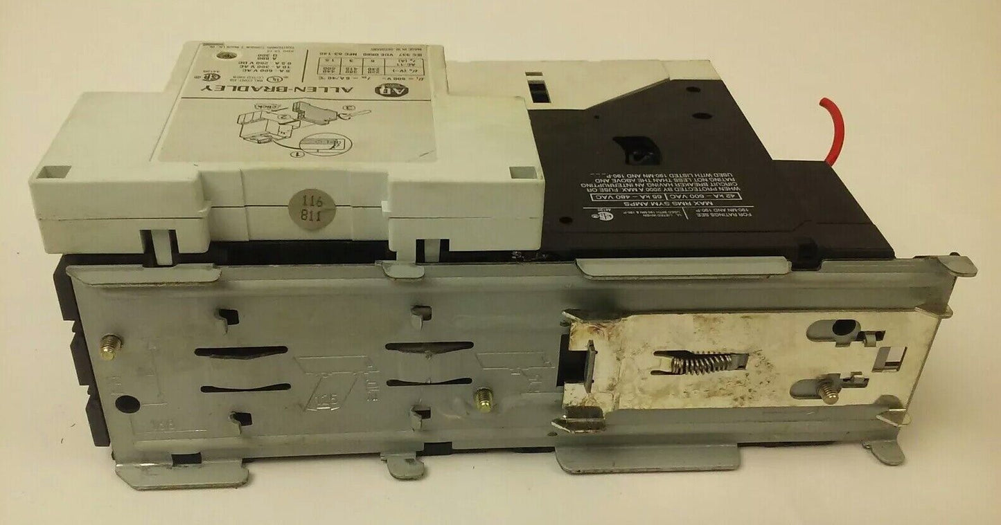 ALLEN-BRADLEY STARTER 190-MN, 190-P160, 190-A40, 190-A11, 199-FSMA1, 120V COIL