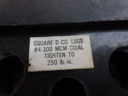 SQUARE D ADJUSTABLE TRIP CIRCUIT BREAKER - 225A, 3P