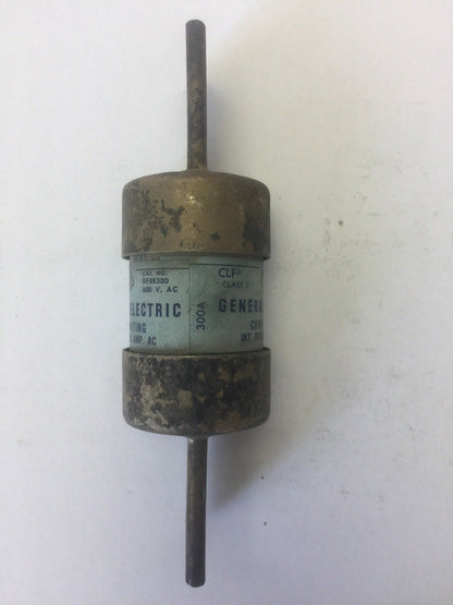 GE GF8B300 CURRENT LIMITING FUSE CLF CLASS J 300AMPS 600VAC