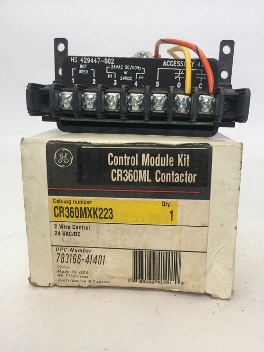 GE CR360MXK223 CONTROL MODULE KIT CR360ML CONTACTOR 2 WIRE CONRTROL 24VAC/DC