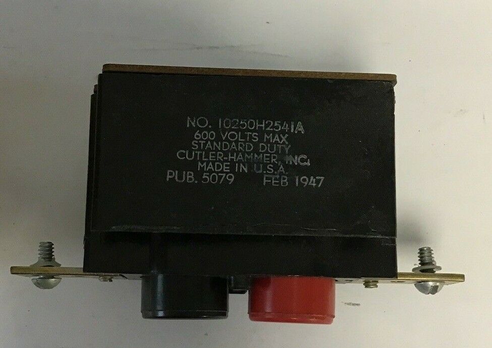 CUTLER HAMMER 10250H2541A PUSH BUTTON ELEMENT 600V