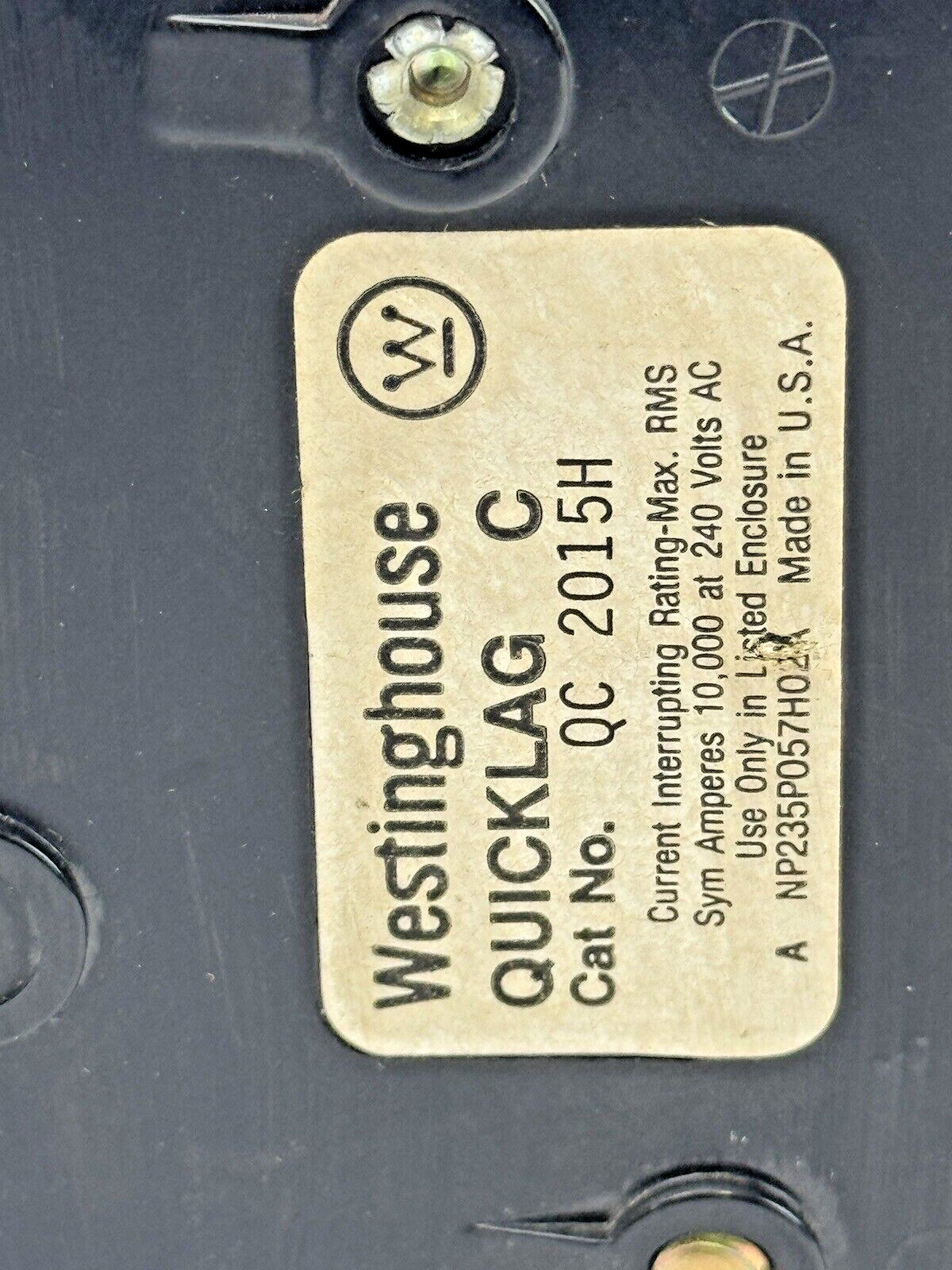 WESTINGHOUSE - QC2015H - CIRCUIT BREAKER - 2 POLE/15A/240VAC