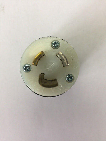 HUBBELL HBL4720C PLUG TWIST-LOCK INSULGRIP 2 POLE 15A 125V 3 WIRE GROUNDING