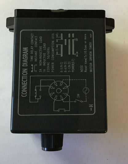 OMRON STPMNHAG SYNCHRONOUS MOTOR TIMER 120V 60HZ 0-30MIN