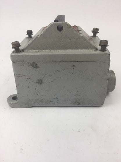 ALLEN BRADELY 600-TEX5 MANUAL STARTER SWITCH 1HP 115-230VAC 3/4HP 115-230VDC