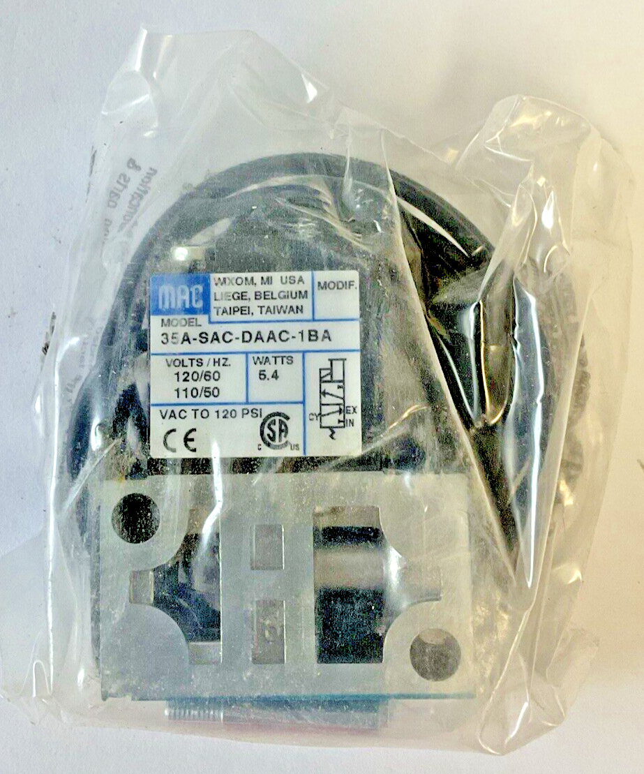 MAC VALVES 35A-SAC-DAAC-1BA SOLENOID VALVE 120V 5.4W