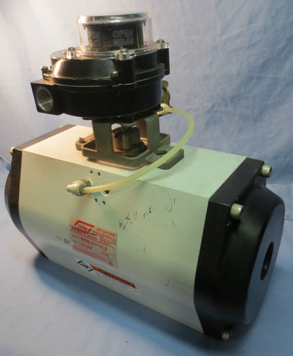 UNITORQ M586 K3/3 DLS FCW PNEUMATIC ACTUATOR w/ ASCO VR3C2YAA2NGA & EF8342G1