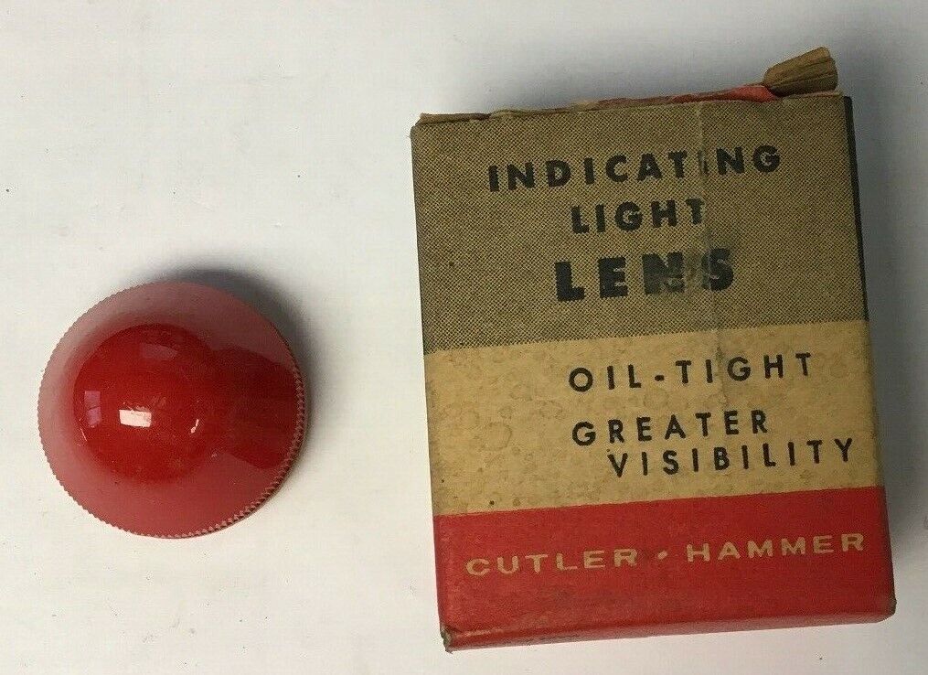 CUTLER HAMMER 10250TC1 LENS INDICATION LIGHT RED