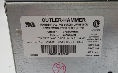 Cutler Hammer Clipper Power System CPSBX208YBTT