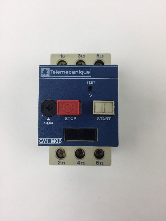 TELEMECANIQUE GV1-MO6 MOTOR CIRCUIT BREAKER 1-1.6A