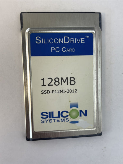 REXROTH 3 608 873 749 SMPCC SILICON DRIVE PC CARD 5V 128MB SSD-P12MI-3012