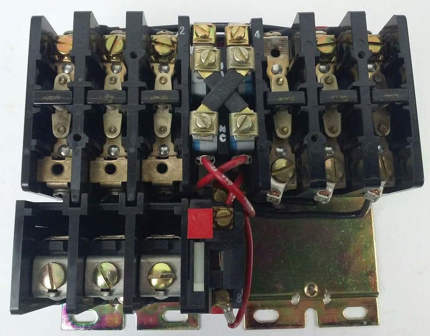 SYLVANIA HPR02U03 TYPE HP REVERSING AC STARTER 3PH 600V 9A SIZE 00 120V COIL