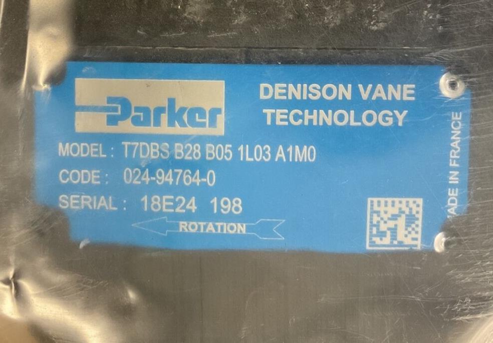 PARKER T7DBS B28 B05 1L03 A1M0 HYDRAULIC PUMP DENISON VANE TECHNOLOGY