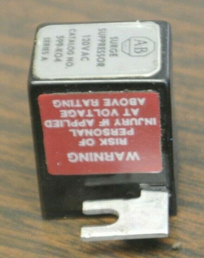 ALLEN-BRADLEY 599-KO4 Ser. A / SURGE SUPPRESSOR / 120VAC