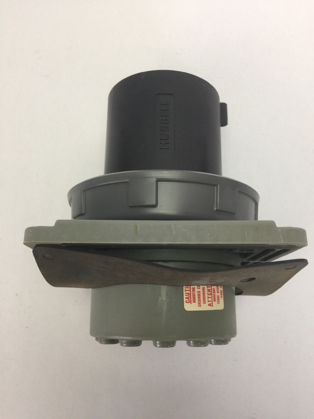 HUBBELL 4100B5W PIN & SLEEVE WATERTIGHT INLET 100A 600VAC 3 POLE 4 WIRE GROUNDIN